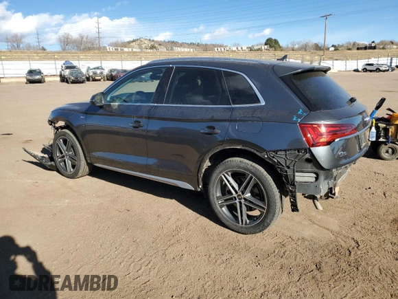 2022 Audi Q5 S line Prestige with VIN WA1F2AFY9N2077186, listed as a Copart auction lot 87294964 with 29,374 mi miles and Salvage Title. Bid and sale history available at carsss.com. Image 2.