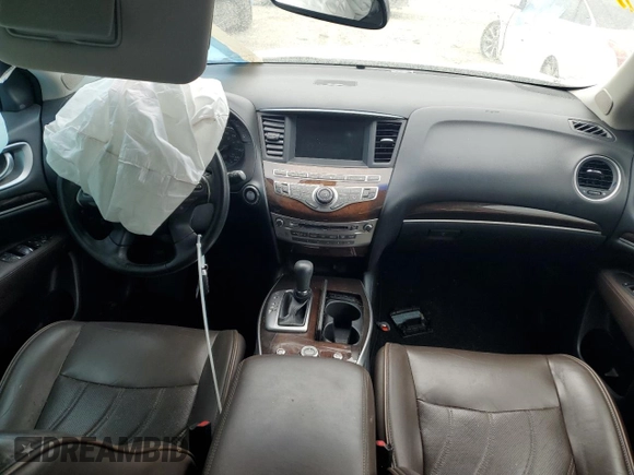 2013 Infiniti JX35 with VIN 5N1AL0MN8DC344824, listed as a Copart auction lot 74532824 with 0 mi miles and Salvage Title. Bid and sale history available at carsss.com. Image 8.