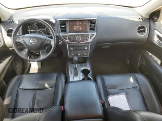 2017 Nissan Pathfinder SV with VIN 5N1DR2MN3HC687473, listed as a Copart auction lot 63376195 with 69,600 mi miles and Salvage title. Bid and sale history available at DreamBid. Image 8.