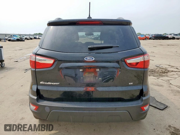 2021 Ford EcoSport SE z VIN MAJ3S2GE1MC455891, wystawiony jako Copart lot #57726405 z przebiegiem 18 624 mil mil oraz Szkoda całkowita • Salvage title. Historia ofert i sprzedaży dostępna na DreamBid. Obrazek 6.