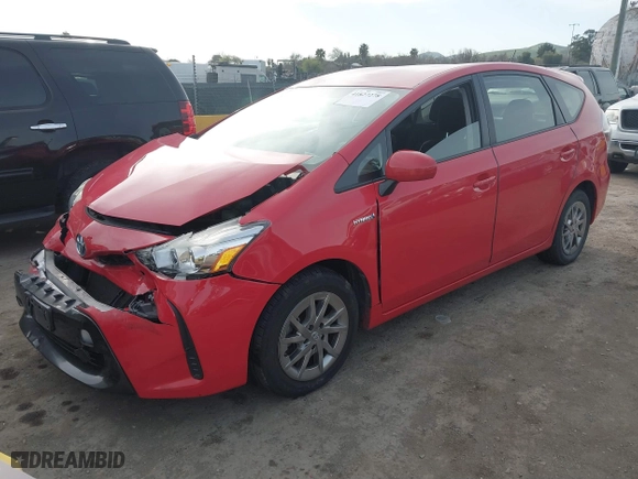 2015 Toyota Prius v Two with VIN JTDZN3EU3FJ031588, listed as a IAAI auction lot 41827278 with 119,434 mi miles. Bid and sale history available at carsss.com. Image 17.