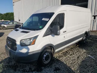 2015 Ford Transit Cargo with VIN 1FTNR2CG1FKA07097, listed as a Copart auction lot 61985765 with 74,100 mi miles and Salvage title. Bid and sale history available at DreamBid. Image 1.