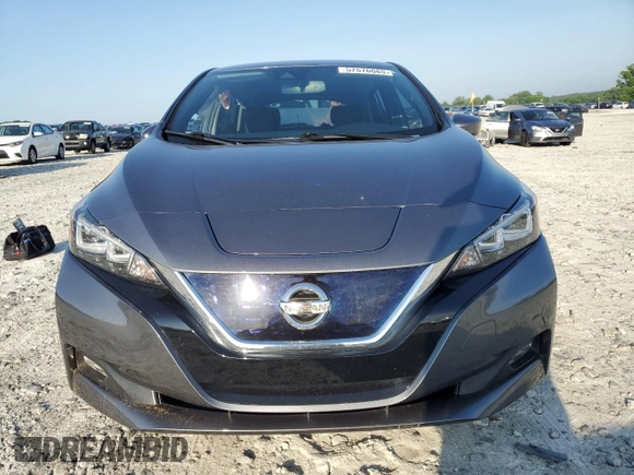 2019 Nissan LEAF SV with VIN 1N4AZ1CP7KC301168, listed as a Copart auction lot 57576085 with 31,755 mi miles and Salvage title. Bid and sale history available at DreamBid. Image 5.