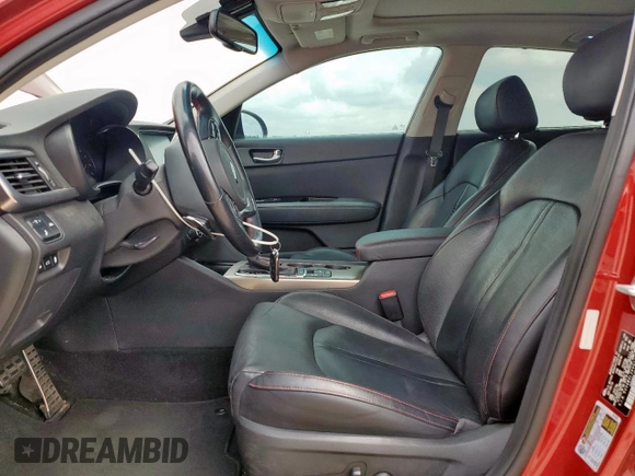 2016 Kia Optima SX Turbo with VIN 5XXGW4L24GG114013, listed as a Copart auction lot 60498985 with 106,457 mi miles and Clean title. Bid and sale history available at DreamBid. Image 7.
