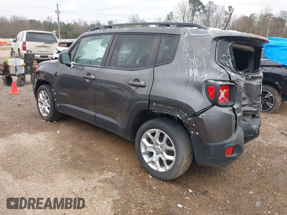 2018 Jeep Renegade Latitude with VIN ZACCJABB0JPG70206, listed as a IAAI auction lot 41630430 with 120,375 mi miles. Bid and sale history available at carsss.com. Image 3.