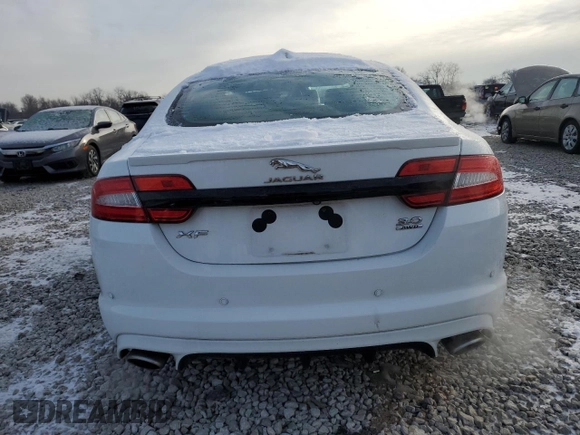 2015 Jaguar XF V6 Portfolio with VIN SAJWJ0FF5F8U62617, listed as a Copart auction lot 42357575 with 59,924 mi miles and Salvage Title. Bid and sale history available at carsss.com. Image 6.