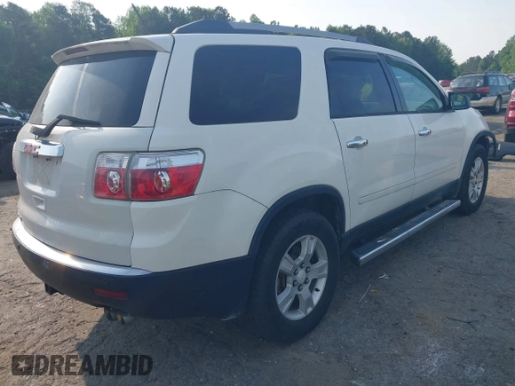 2012 GMC Acadia SL with VIN 1GKKRNED5CJ270674, listed as a IAAI auction lot 42161513 with 160,476 mi miles and . Bid and sale history available at DreamBid. Image 4.
