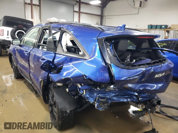 2023 Kia Sorento X-Line SX Prestige with VIN 5XYRKDLF3PG207723, listed as a Copart auction lot 86597444 with 14,545 mi miles and Salvage Title. Bid and sale history available at DreamBid. Image 2.