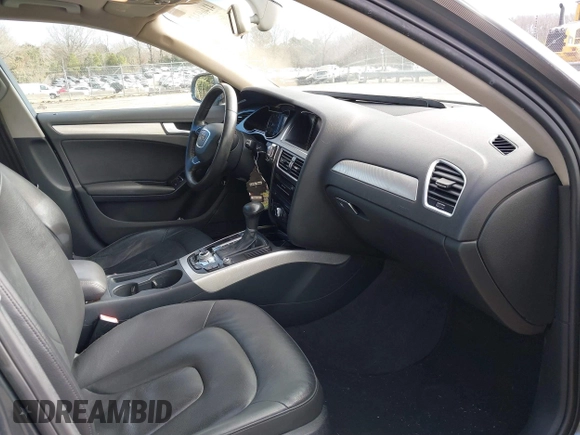 2014 Audi A4 Premium with VIN WAUAFAFL0EA072745, listed as a IAAI auction lot 41469342 with 114,881 mi miles. Bid and sale history available at carsss.com. Image 5.