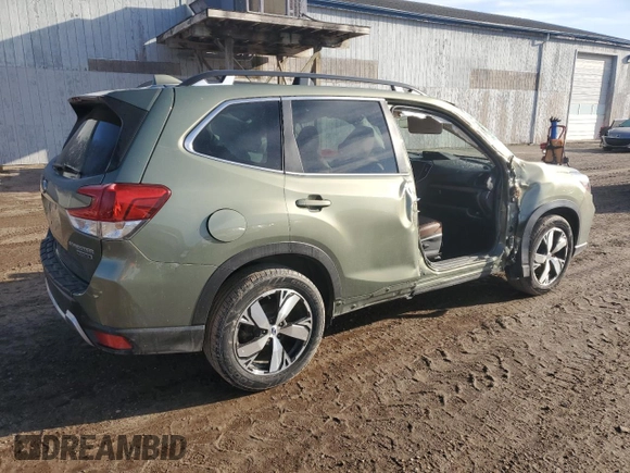 2021 Subaru Forester Touring with VIN JF2SKAXCXMH455035, listed as a Copart auction lot 49880085 with 72,097 mi miles and Salvage Title. Bid and sale history available at carsss.com. Image 3.