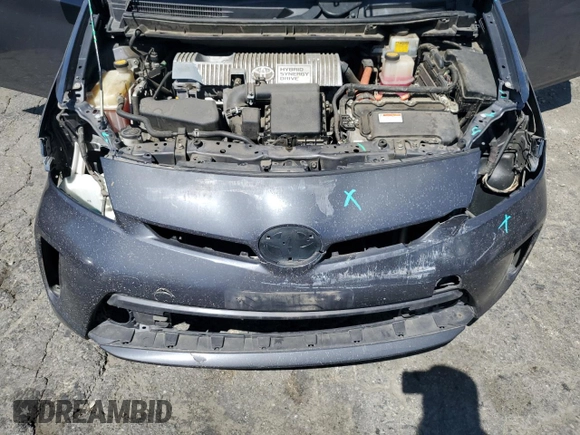 2013 Toyota Prius One with VIN JTDKN3DUXD5648916, listed as a Copart auction lot 64271535 with 249,001 mi miles and Salvage title. Bid and sale history available at DreamBid. Image 12.