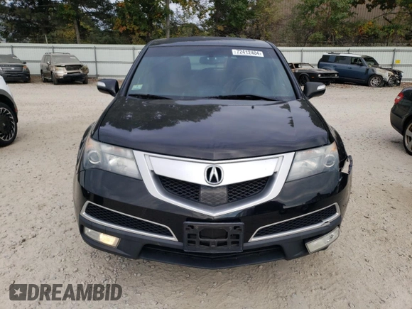 2013 Acura MDX Advance with VIN 2HNYD2H84DH503121, listed as a Copart auction lot 72412404 with 145,626 mi miles and Salvage Title. Bid and sale history available at DreamBid. Image 5.