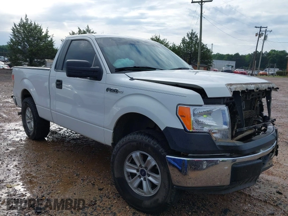 2014 Ford F-150 XL with VIN 1FTMF1CM7EFC60291, listed as a IAAI auction lot 42503556 with 215,474 mi miles and . Bid and sale history available at DreamBid. Image 1.