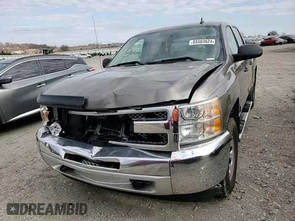 2013 Chevrolet Silverado 1500 LS with VIN 3GCPKREA5DG283172, listed as a Copart auction lot 85583624 with 281,894 mi miles and Salvage Title. Bid and sale history available at DreamBid. Image 11.