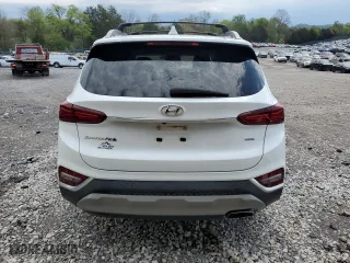 2020 Hyundai Santa Fe SEL with VIN 5NMS3CAD2LH224572, listed as a Copart auction lot 52701355 with 77,186 mi miles and Salvage Title. Bid and sale history available at carsss.com. Image 6.
