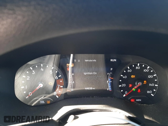 2022 Jeep Compass Sport with VIN 3C4NJDAB6NT205553, listed as a Copart auction lot 55326234 with 44,638 mi miles and Salvage title. Bid and sale history available at DreamBid. Image 9.