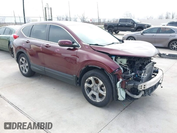 2019 Honda CR-V EX-L with VIN 7FARW1H86KE034488, listed as a IAAI auction lot 41648343 with 48,832 mi miles. Bid and sale history available at carsss.com. Image 1.