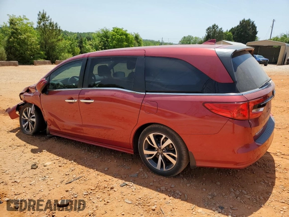 2023 Honda Odyssey Touring с VIN 5FNRL6H8XPB056468, выставлен на аукционе Copart как лот 55066345 с пробегом 29 760 миль миль и Списание • Salvage title. История ставок и продаж доступна на DreamBid. Изображение 2.