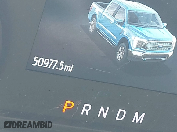 2023 Ford F-150 XL with VIN 1FTEX1C53PKE18890, listed as a IAAI auction lot 42341574 with 50,977 mi miles and . Bid and sale history available at DreamBid. Image 15.