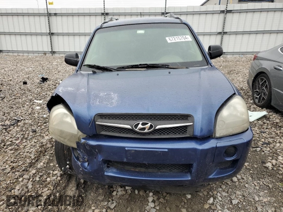2009 Hyundai Tucson GLS with VIN KM8JM12B89U009365, listed as a Copart auction lot 67215704 with 157,475 mi miles and Salvage Title. Bid and sale history available at carsss.com. Image 5.