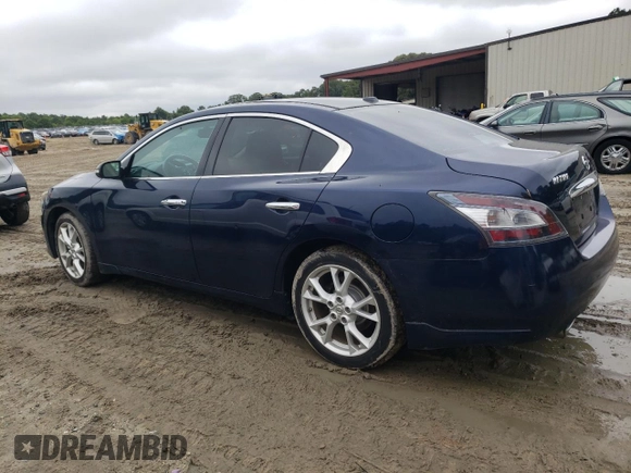 2012 Nissan Maxima SV with VIN 1N4AA5AP1CC866390, listed as a Copart auction lot 58710935 with 156,107 mi miles and Salvage title. Bid and sale history available at DreamBid. Image 2.