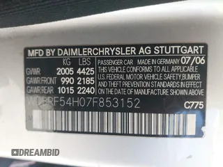 2007 Mercedes-Benz C 280 Luxury с VIN WDBRF54H07F853152, выставлен на аукционе IAAI как лот 41657846 с пробегом 144 314 миль миль и . История ставок и продаж доступна на DreamBid. Изображение 9.