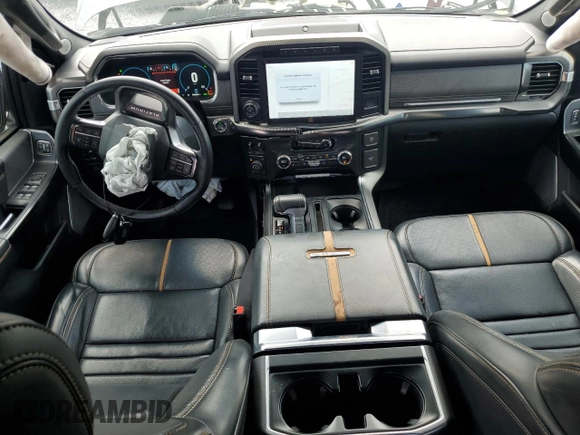 2021 Ford F-150 XL with VIN 1FTFW1ED2MFB67294, listed as a Copart auction lot 69075234 with 54,567 mi miles and Salvage Title. Bid and sale history available at carsss.com. Image 8.