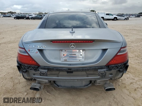 2012 Mercedes-Benz SLK 350 with VIN WDDPK5HA3CF033391, listed as a Copart auction lot 85670954 with 135,423 mi miles and Salvage title. Bid and sale history available at DreamBid. Image 6.