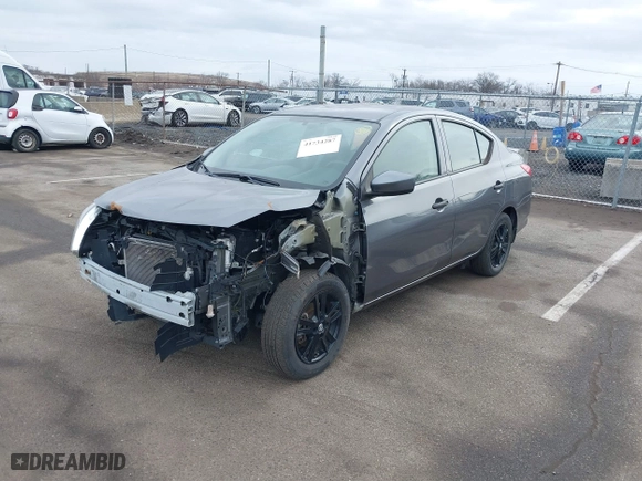 2019 Nissan Versa Sedan SV with VIN 3N1CN7AP9KL875881, listed as a IAAI auction lot 41734287 with 61,740 mi miles. Bid and sale history available at carsss.com. Image 17.