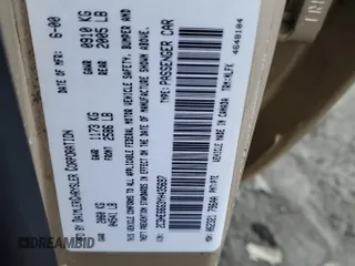 2000 Chrysler 300M M z VIN 2C3HE66G3YH435697, wystawiony jako Copart lot #81339564 z przebiegiem 103 525 mil mil oraz Szkoda całkowita • Salvage title. Historia ofert i sprzedaży dostępna na DreamBid. Obrazek 12.