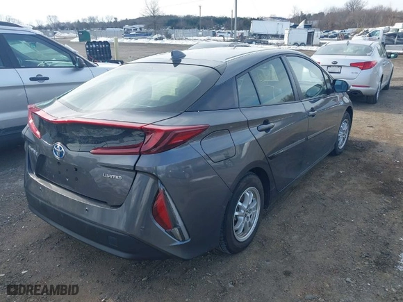 2021 Toyota Prius Prime LE with VIN JTDKAMFP4M3171775, listed as a IAAI auction lot 41343750 with 21,901 mi miles. Bid and sale history available at carsss.com. Image 4.