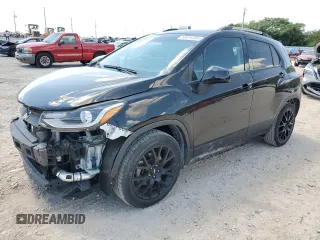 2022 Chevrolet Trax LT with VIN KL7CJLSM9NB508147, listed as a Copart auction lot 69016384 with 53,292 mi miles and Salvage Title. Bid and sale history available at carsss.com. Image 1.