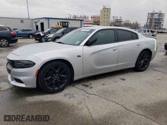 2020 Dodge Charger SXT with VIN 2C3CDXBG9LH176716, listed as a Copart auction lot 45742635 with 101,590 mi miles and Salvage Title. Bid and sale history available at DreamBid. Image 1.