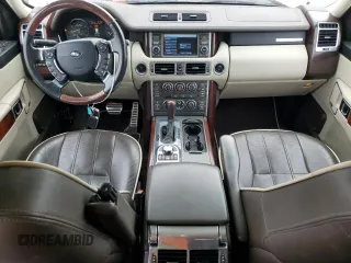 2012 Land Rover Range Rover SC with VIN SALMF1E43CA377866, listed as a Copart auction lot 46449725 with 179,514 mi miles and Salvage title. Bid and sale history available at DreamBid. Image 8.