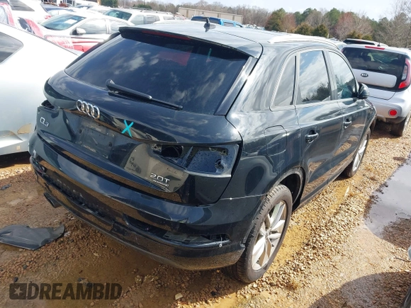 2017 Audi Q3 Premium with VIN WA1ECCFS6HR014333, listed as a IAAI auction lot 41471544 with 105,121 mi miles. Bid and sale history available at carsss.com. Image 4.