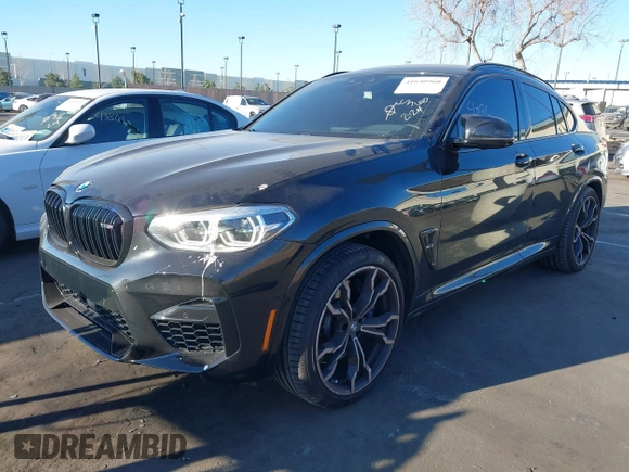 2020 BMW X4 M with VIN 5YMUJ0C05LLU67354, listed as a IAAI auction lot 41640960 with 38,948 mi miles. Bid and sale history available at carsss.com. Image 2.