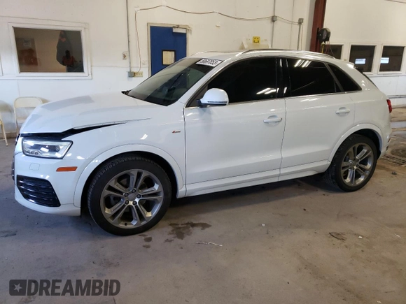 2017 Audi Q3 Prestige with VIN WA1GCCFS4HR016011, listed as a Copart auction lot 50697853 with 84,320 mi miles. Bid and sale history available at carsss.com. Image 1.