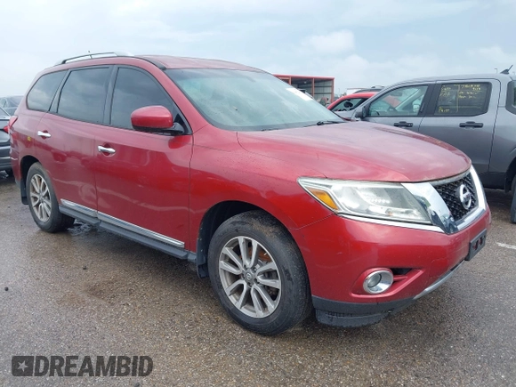 2014 Nissan Pathfinder S with VIN 5N1AR2MM2EC713714, listed as a IAAI auction lot 42451261 with 139,491 mi miles and . Bid and sale history available at DreamBid. Image 1.