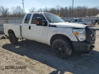 2012 Ford Super Duty F-250 SRW XL with VIN 1FT7X2A63CEB54671, listed as a Copart auction lot 47761815 with 0 mi miles and Salvage Title. Bid and sale history available at carsss.com. Image 4.