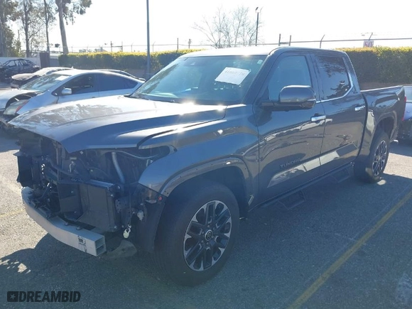 2023 Toyota Tundra 2WD Limited with VIN 5TFJA5AB3PX023188, listed as a IAAI auction lot 41669710 with 46,953 mi miles. Bid and sale history available at carsss.com. Image 2.