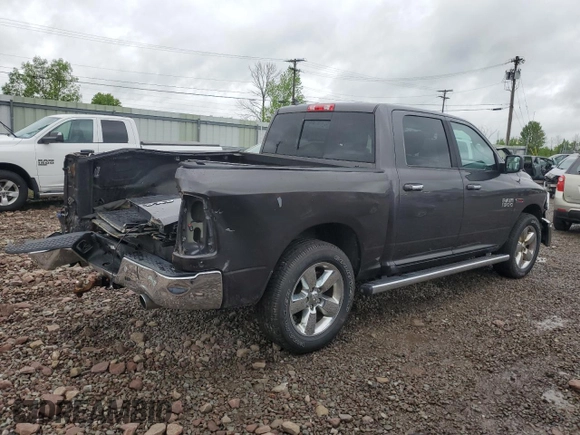 2016 Ram 1500 Big Horn with VIN 1C6RR7LM0GS205991, listed as a Copart auction lot 58921505 with 123,154 mi miles and Salvage title. Bid and sale history available at DreamBid. Image 3.