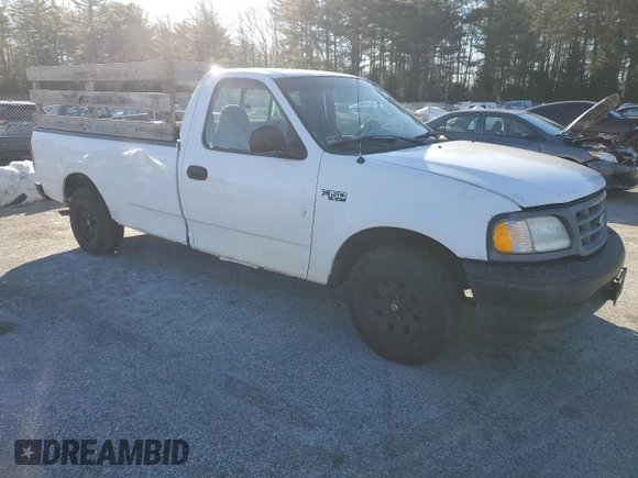 2001 Ford F-150 XL z VIN 1FTZF17241NB28460, wystawiony jako Copart lot #45940015 z przebiegiem Nie podano mil oraz Szkoda całkowita • Salvage title. Historia ofert i sprzedaży dostępna na DreamBid. Obrazek 4.