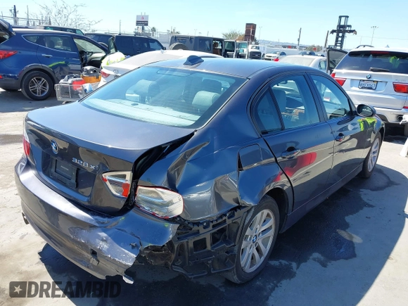 2007 BMW 3 Series 328xi with VIN WBAVC93567KX54444, listed as a IAAI auction lot 41819919 with 1 mi miles. Bid and sale history available at carsss.com. Image 6.
