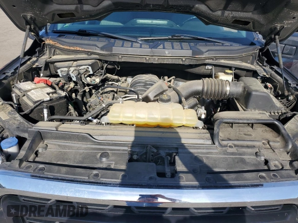 2022 Ford F-150 XL with VIN 1FTFX1E58NFB61927, listed as a Copart auction lot 55233035 with 66,591 mi miles and Salvage title. Bid and sale history available at DreamBid. Image 11.