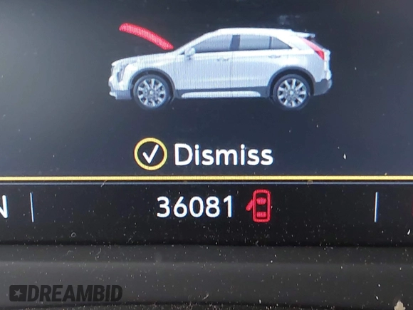 2023 Cadillac XT4 FWD Luxury with VIN 1GYAZAR49PF128552, listed as a IAAI auction lot 41806172 with 36,081 mi miles and . Bid and sale history available at carsss.com. Image 16.