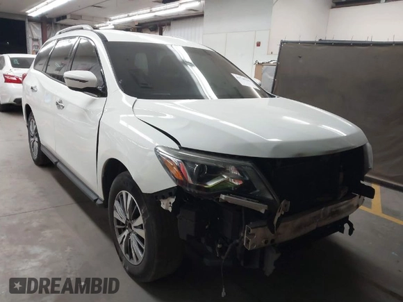 2017 Nissan Pathfinder S with VIN 5N1DR2MN5HC663871, listed as a IAAI auction lot 41746282 with 147,488 mi miles and . Bid and sale history available at DreamBid. Image 1.