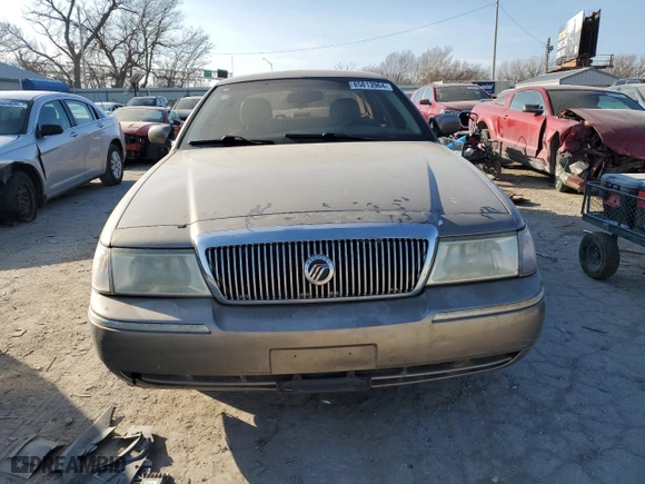 2005 Mercury Grand Marquis LS Premium with VIN 2MEFM75W05X614607, listed as a Copart auction lot 85813964 with 243,074 mi miles and Salvage Title. Bid and sale history available at carsss.com. Image 5.