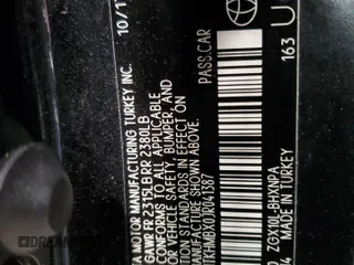 2018 Toyota C-HR XLE z VIN NMTKHMBX0JR041387, wystawiony jako Copart lot #57050385 z przebiegiem Nie podano mil oraz Szkody całkowita. Historia ofert i sprzedaży dostępna na DreamBid. Obrazek 13.