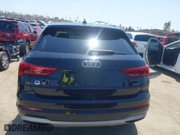2019 Audi Q3 Premium with VIN WA1AECF33K1086047, listed as a IAAI auction lot 41905218 with 51,802 mi miles. Bid and sale history available at carsss.com. Image 16.