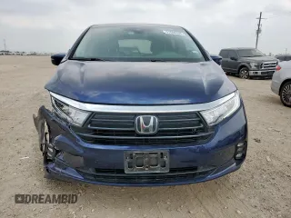 2023 Honda Odyssey EX-L с VIN 5FNRL6H64PB079338, выставлен на аукционе Copart как лот 57666505 с пробегом 39 807 миль миль и Списание • Salvage title. История ставок и продаж доступна на DreamBid. Изображение 5.
